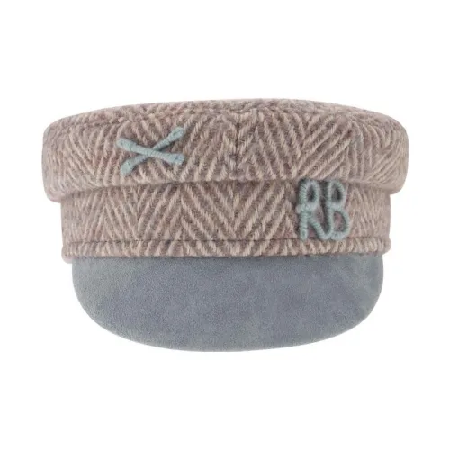 RUSLAN BAGINSKIY Шерсть Полиэстер Береты Женские Серый