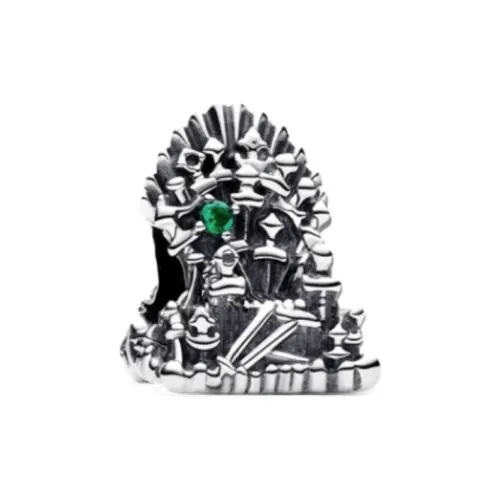 Pandora, стерлинговое серебро 925 пробы, стекло, ювелирные аксессуары, женские