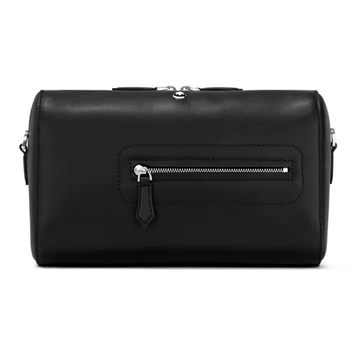 MONTBLANC Soft Leather Series Full с рельефной голеневой кожей почтовая сумка сумка через плечо мужская черная