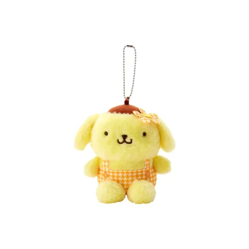 Sanrio Pompompurin Multicolor Houndstooth Plush Doll 12,5cm Рекомендуемая высота
