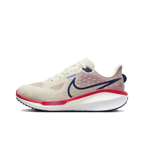 Nike Air Zoom Vomero 17 Low Топ Повседневная обувь Мужская Бежевый Красный