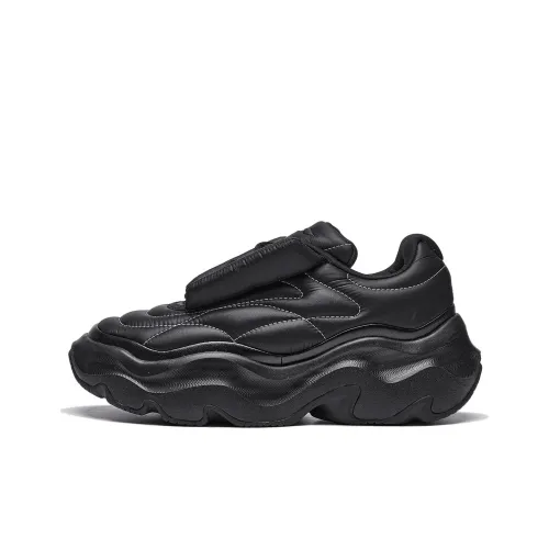 Подкладка Slip-resistant Abrasion-resistant Низкий топ Повседневная обувь Женская Черная