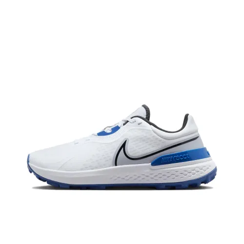 Nike React Infinity Pro 2 Low Топ Обувь для гольфа Мужская Белый Синий Широкая посадка