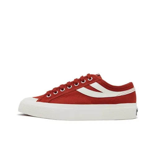 SUPERGA Low-Top Canvas Shoes Кирпично-красный Унисекс