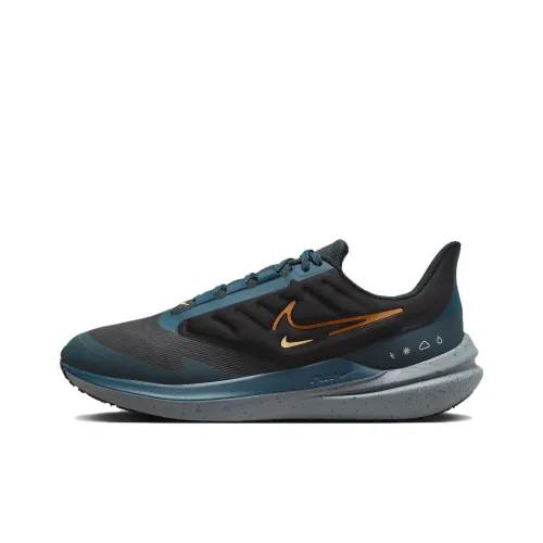 Nike Air Winflo 9 Casual Low Top Черный Мужской