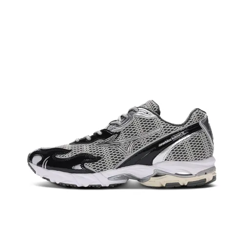 Кроссовки для бега Mizuno Wave Rider 10, низкий топ, черные, унисекс