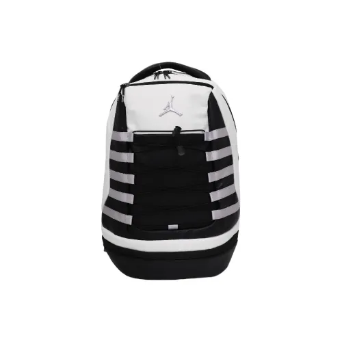 Jordan Polyester Laptop Backpack Large Unisex Black White