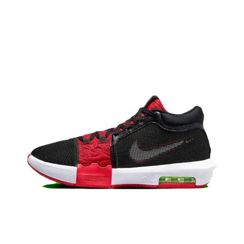 Nike Witness 8 'FAZE CLAN' противоскользящий устойчивый к истиранию низкий топ винтажные баскетбольные кроссовки мужской черный красный