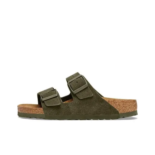 Birkenstock Arizona Series Антибактериальные Слипоны Унисекс Зеленые Стандартные