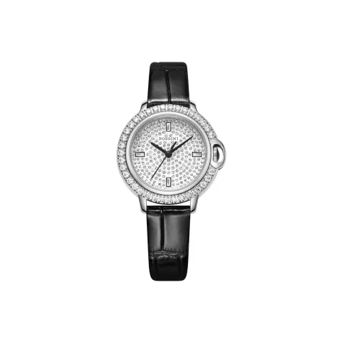ROSSINI Chic Collection Кварцевый механизм натуральная кожа ремешок часы женские белый циферблат модель 5220112