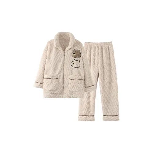 Chun Xi CX 19996 Экрю Женские Пижамные комплекты