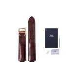 Коричневый-розово-золотой, складная застежка