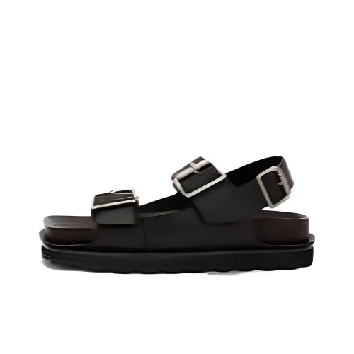 JIL SANDER Пляжные сандалии Мужские Черные