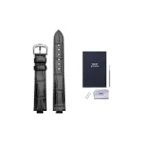 Шпилька черная-серебряная