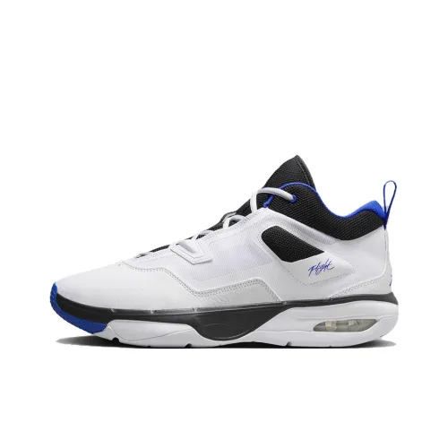 Джордан Stay Loyal 3 Slip-Resistant MID Топ Винтажные Баскетбольные Кроссовки Мужские Белый Черный