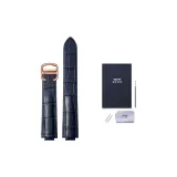 Темно-синий, розово-золотой, складная застежка