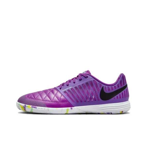 Nike Lunar Gato IC IN Амортизирующие футбольные бутсы унисекс фиолетовые