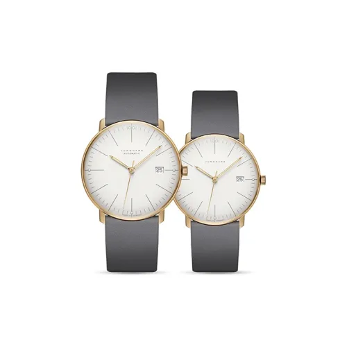 JUNGHANS Кварцевый Movement Унисекс Коллекция Max Bill Часы 38мм*38мм*10мм Белый