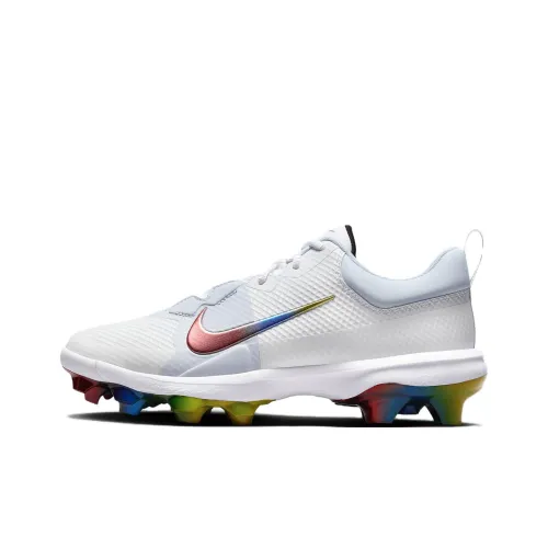 Nike Force Trout 9 Нелипкий Легкий Низкий Топ Тренировочные Кроссовки Мужские Белые