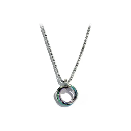 QIANFANGDAHUANGYE Титановые стальные ожерелья унисекс