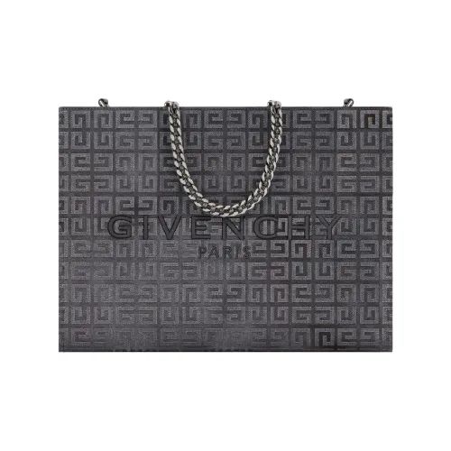 GIVENCHY Tote Canvas Tote Bag Shopping Bag Medium Women's Dark Gray