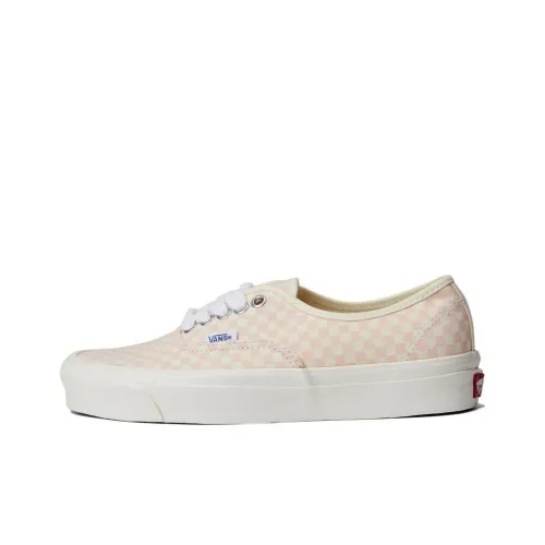 Vans Authentic Series Скейтборд Кроссовки Низкие Розовые Бежевые Женские
