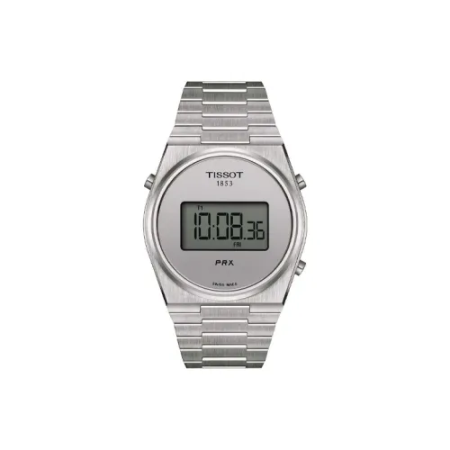 Tissot Quartz Movement Унисекс PRX Super Player Series Часы 40 мм Серебряные