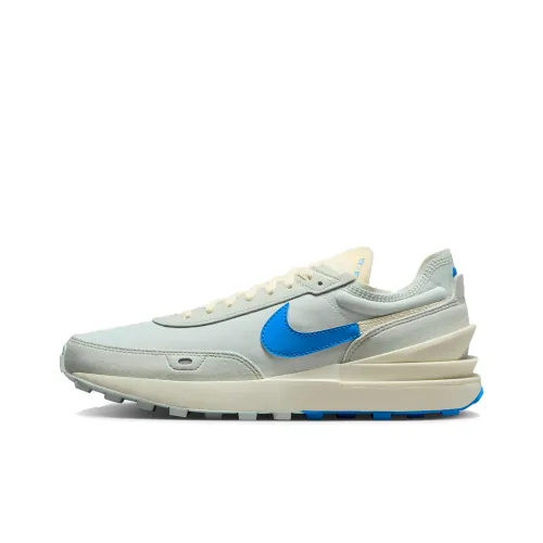 Nike Waffle One Устойчивый к истиранию Низкий Топ Повседневная обувь Мужская Светло-Серый Светло-Синий