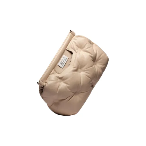 Maison Margiela Glam Slam Full с рельефной кожей наппа сумка через плечо среднего размера женская светло-коричневая