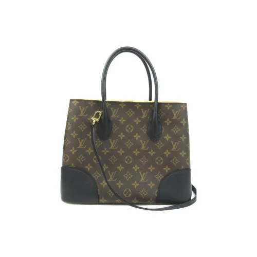 LOUIS VUITTON Холст и кожа сумка через плечо сумка женская коричневый