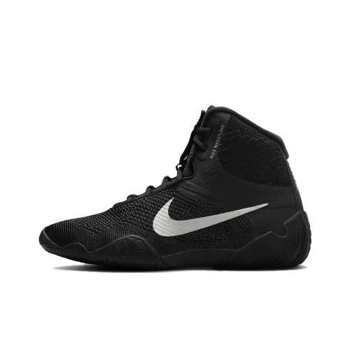 Nike Tawa Slip-resistant High Top Training Shoes Men's Black Найк Тава Slip-resistant Высокие Кроссовки для Тренировок Мужские Черные