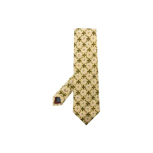 SAINT LAURENT Шелковые галстуки Мужской Желтый