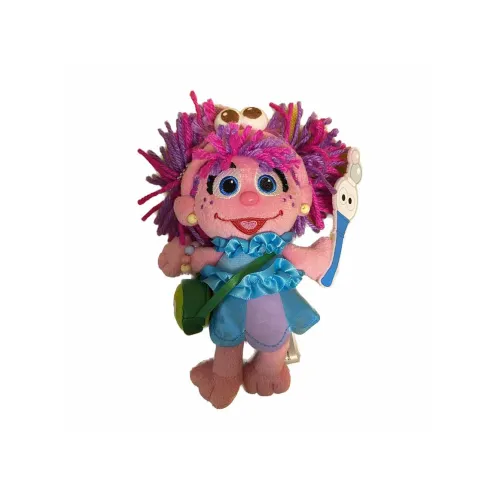 Global Studios Улица Сезам Персонажи Abby Лягушка Кукла Плюшевая Подвеска 17 см Рекомендуемая высота