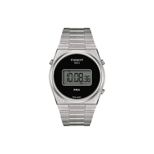 TISSOT PRX Collection Кварцевый механизм Унисекс Часы 40 мм Черный циферблат T137,463.11,050.00