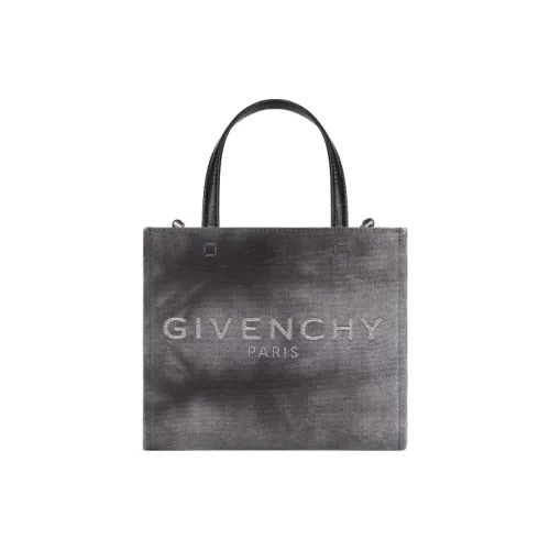 GIVENCHY Tote из промытого хлопка холщовая сумка сумка-тоут сумка для покупок мини-сумка женская темно-серый