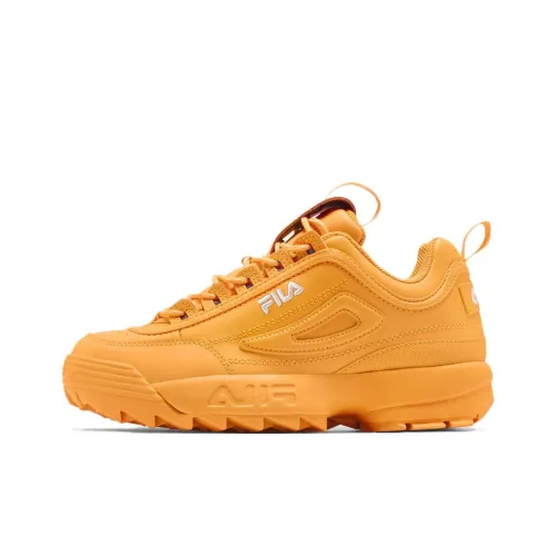 FILA Disruptor Series Низкий Топ Повседневная Обувь Женская Оранжевый Желтый