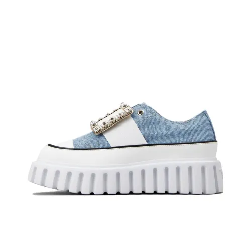 Roger Vivier Женские повседневные туфли Светло-синий Женские