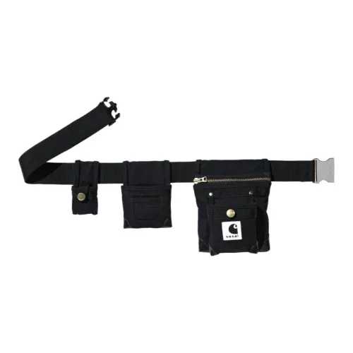 Carhartt WIP SACAI Коллаборация Органический хлопок Сумка через плечо Стандартная Мужская Черная