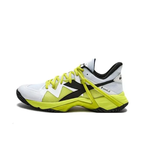 DIADORA Беговые кроссовки MID Топ Желтый Белый Мужской