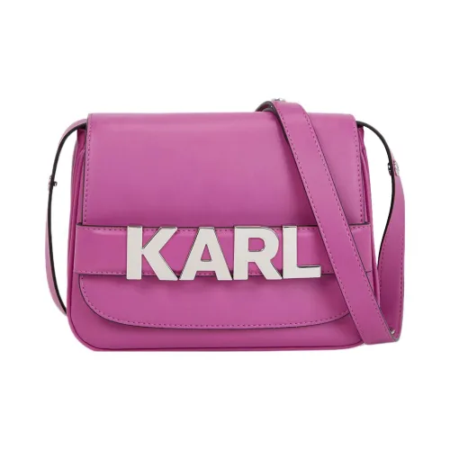 Karl Lagerfeld Переработанная кожа Сумка через плечо Женская Фуксия