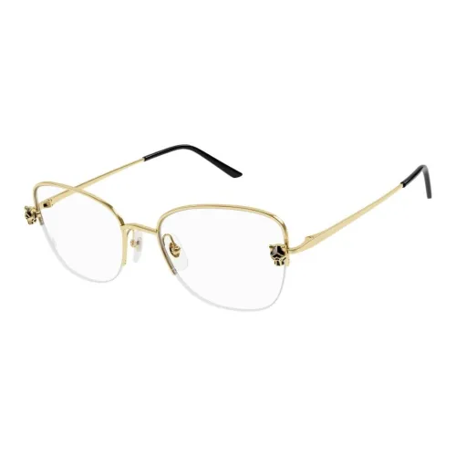 Cartier Металл Бабочка Оправы для очков Женские Золото