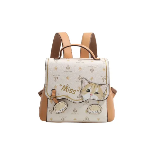 MISS GAIL Artificial Leather Carry Backpack Medium Women's Multicolor MISS GAIL Искусственная кожа Carry Рюкзак Средний Женский Многоцветный