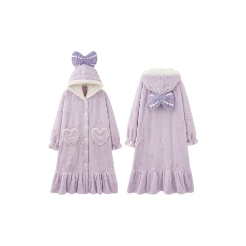 MIOJUER Банные халаты Женские Mist Фиолетовый