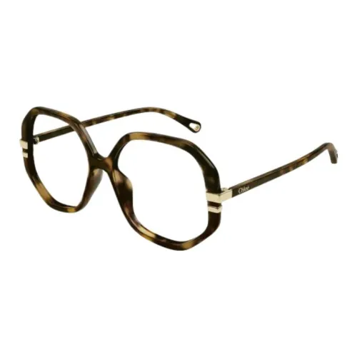 Chloe Биологический ацетат Нерегулярная форма Оправа для очков Мужская Коричневая