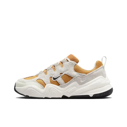 Nike Tech Hera Slip-Resistant Низкий Топ Повседневная Обувь Женская Серый Оранжевый
