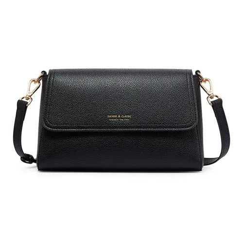 TUCANO Корова Кожа Синтетическая Кожа Маленькая Квадратная Сумка Сумка через плечо Маленькая Женская Черная