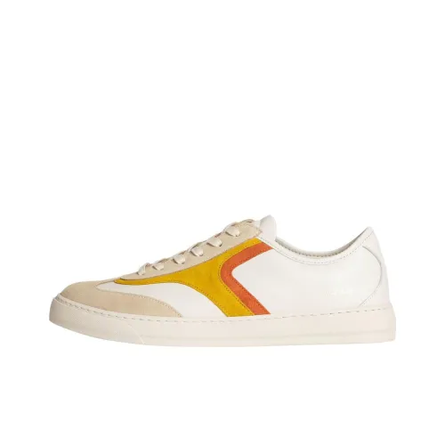 Paul Smith Скейтборд Кроссовки Низкие Бежевые Желтые Оранжевые Мужские