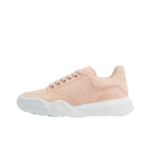 Alexander McQueen Court Trainer Устойчивый к истиранию Низкий Топ Casual Женский Розовый