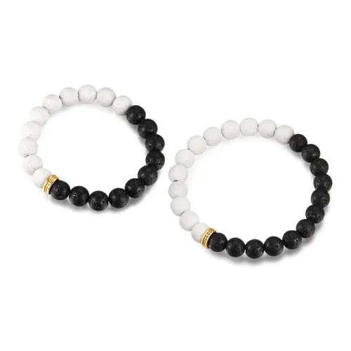 CIROCCO Вулканический камень Титановая сталь Браслеты Унисекс Удачи