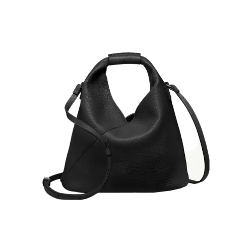 MM6 MAISON MARGIELA GRAIN LEATHER Сумка через плечо Сумка Обычная Женская Черная